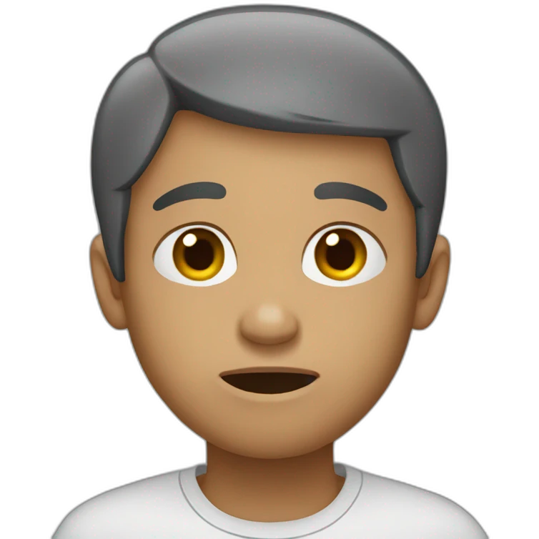 Poor person emoji