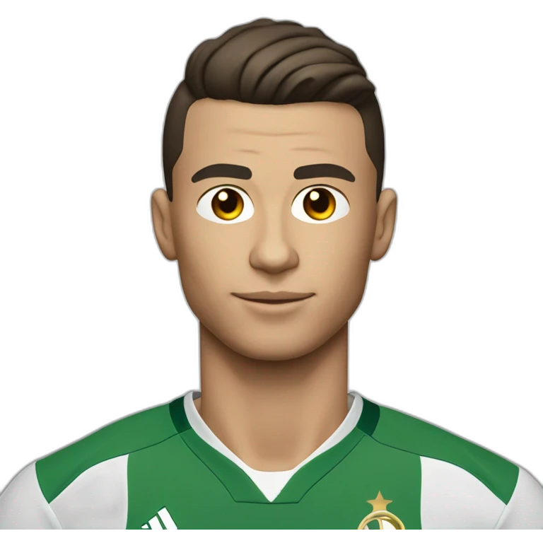 Cr7 avec  ballon d'or emoji
