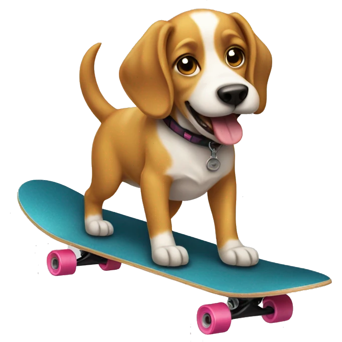 dog on a skateboard  emoji