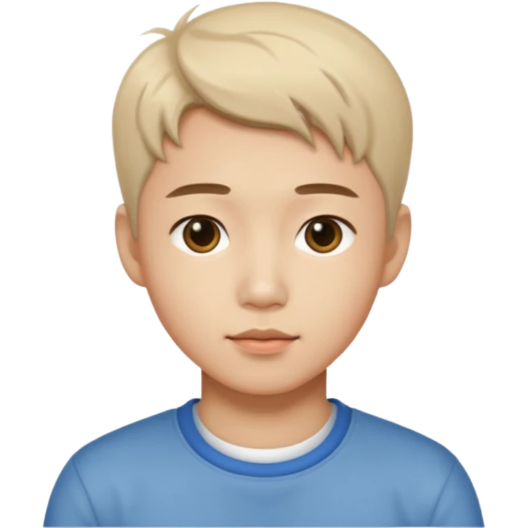 Create a handsome korean boy emoji
