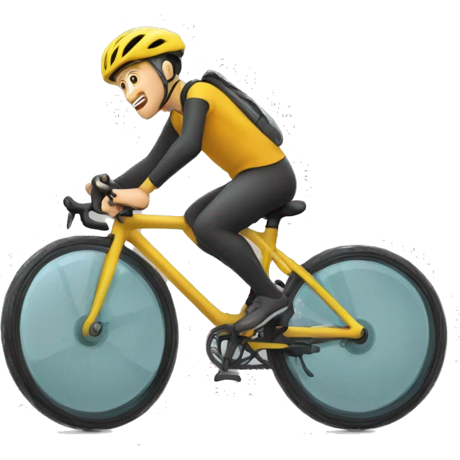 melanchon sur un vélo emoji