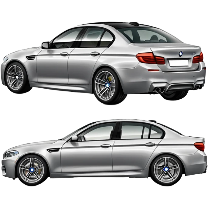 BMW M5 sports sedan emoji