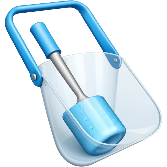 plastic transparent protein scoop emoji