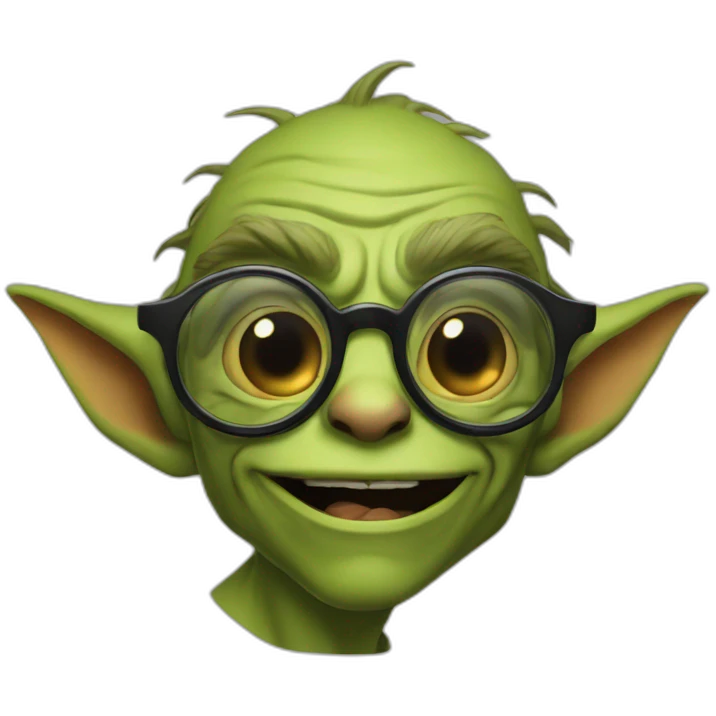 Goblin-glasses-gigachad emoji