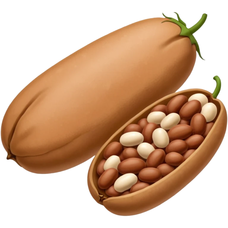 Three Light Pinto Beans emoji