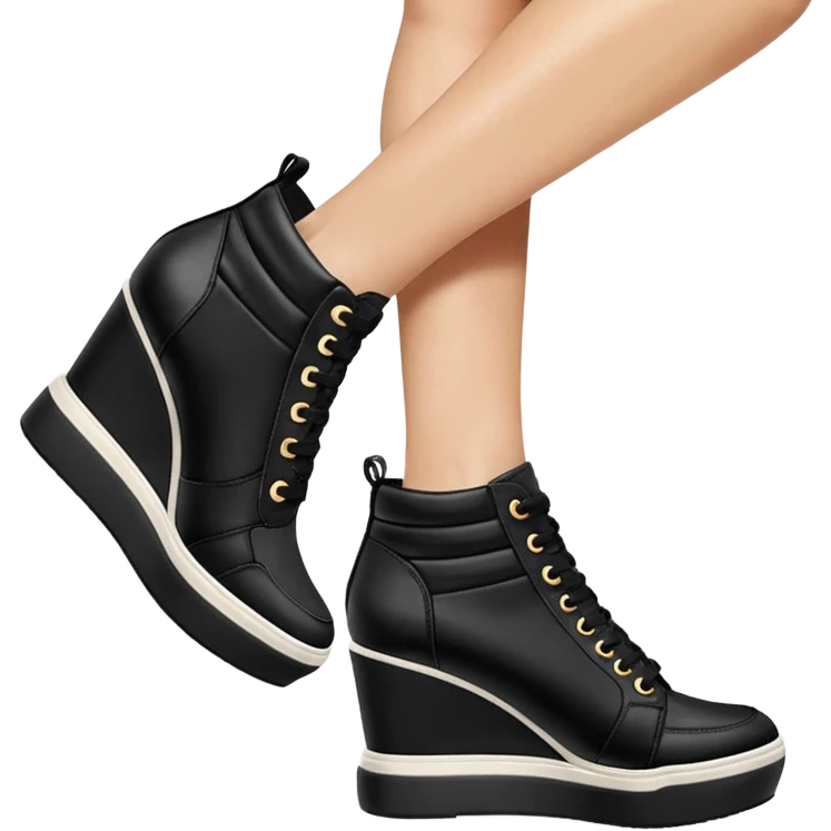 steve madden wedge sneakers emoji