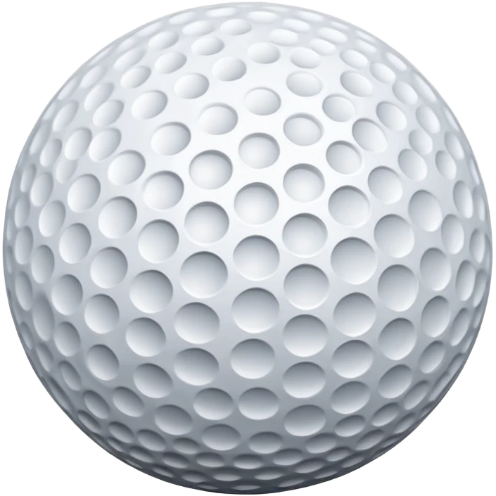Happy golfball  emoji