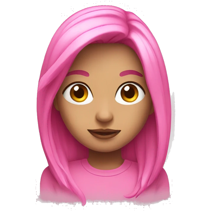 Pink emoji