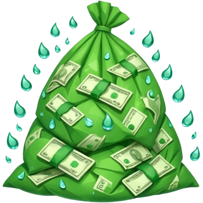 sad money emoji