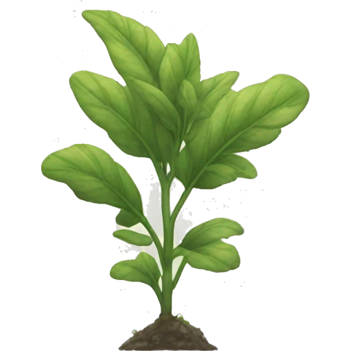 faded plant emoji