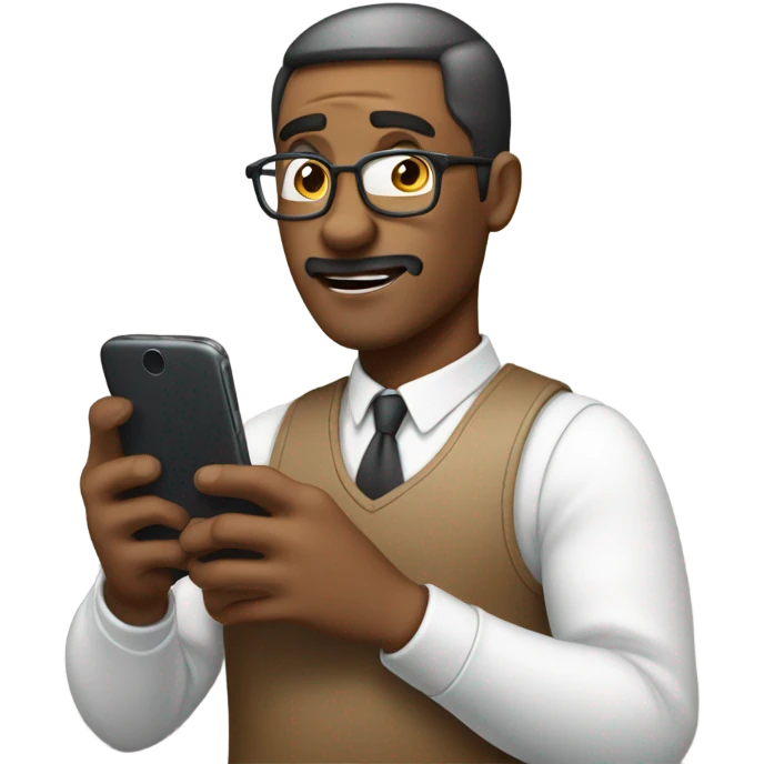 Man who will text but won’t voice call emoji