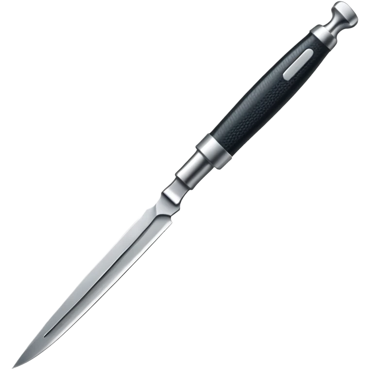 A highly detailed, realistic surgical scalpel with a polished stainless steel blade and a textured grip.

 emoji