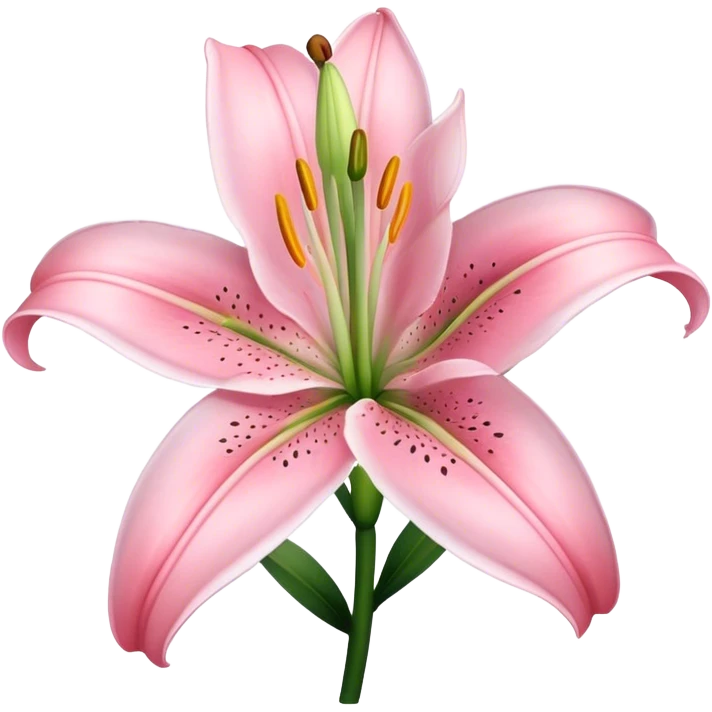 light pink lilium emoji