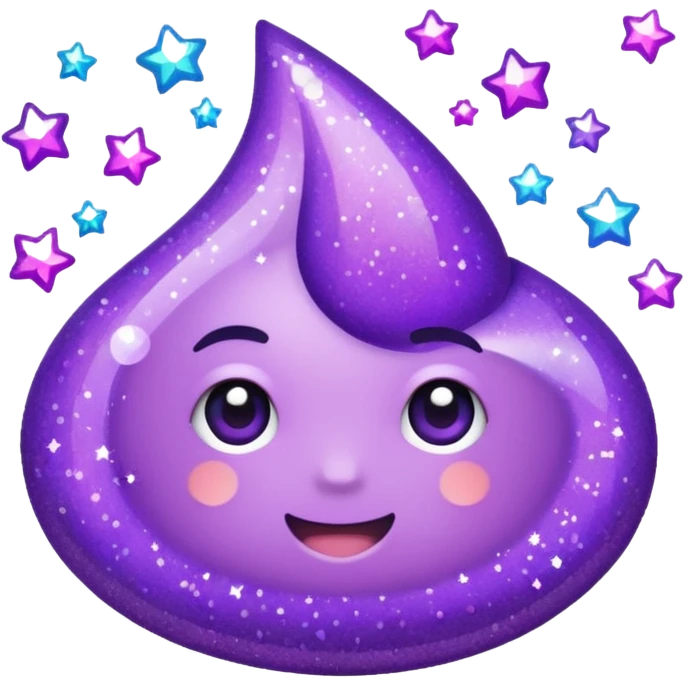 Purple Glitter administrator tools emoji