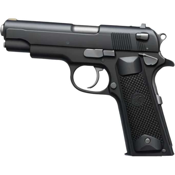 Real .45 hand gun emoji