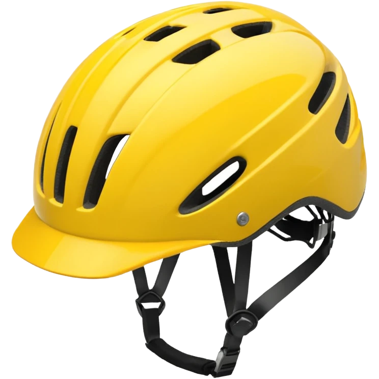 bicycle helmet yellow emoji