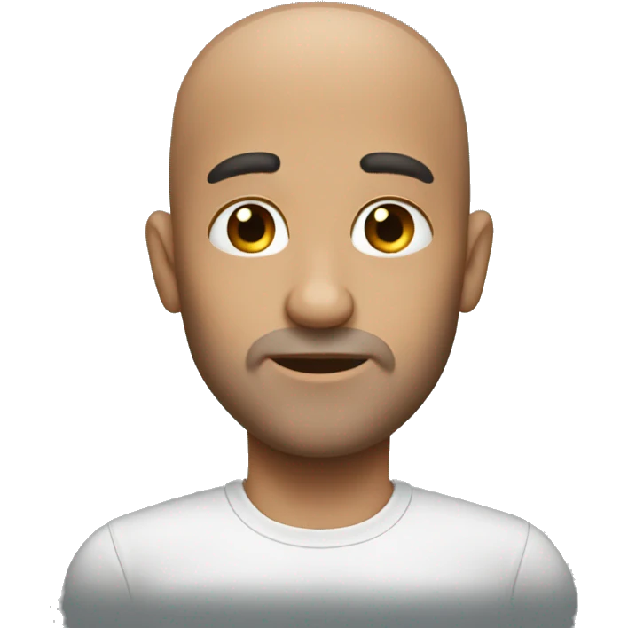 no hair man emoji