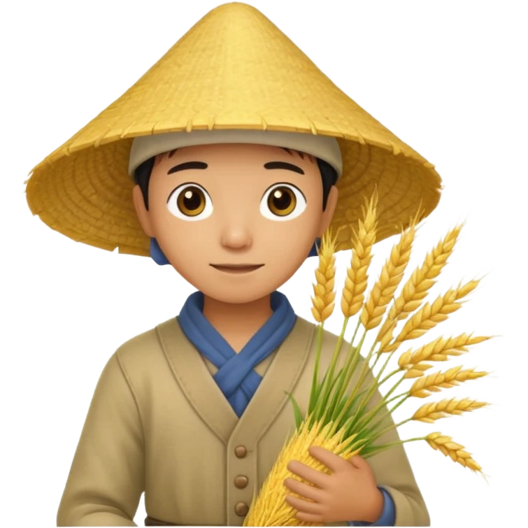 rice farmer emoji