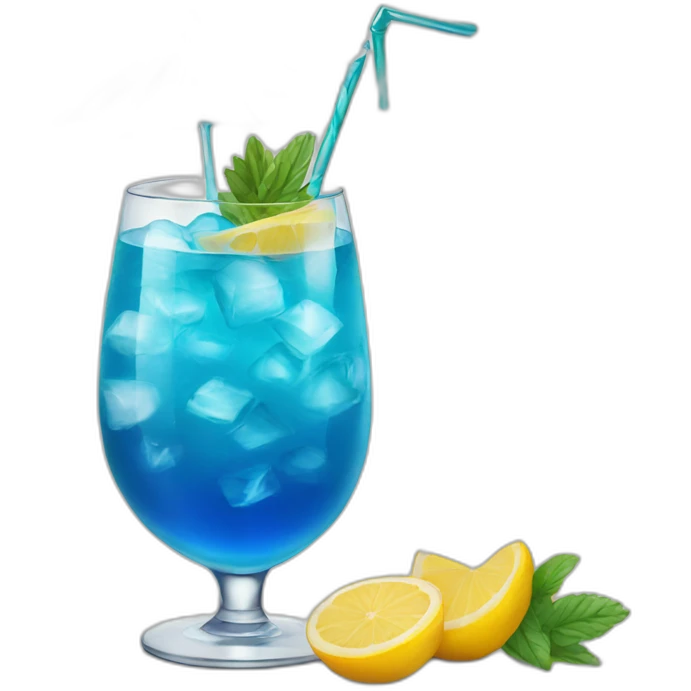 blue cocktail emoji