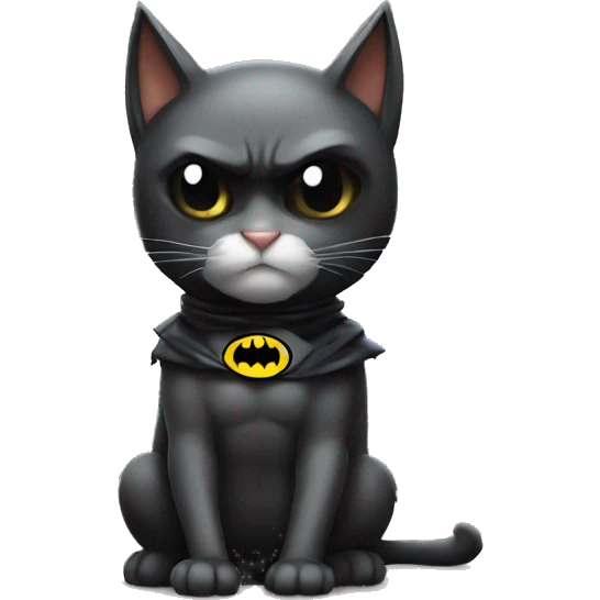 batman cat emoji