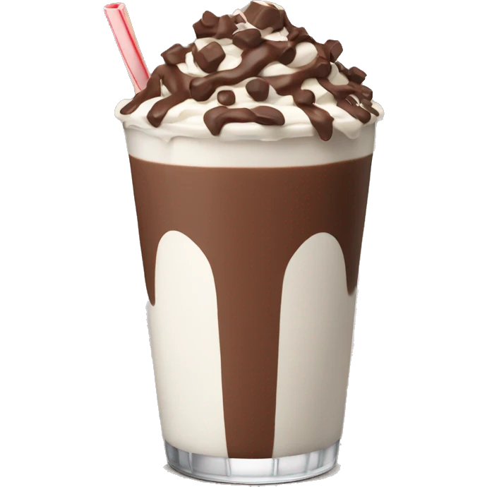 chocolate milkshake emoji