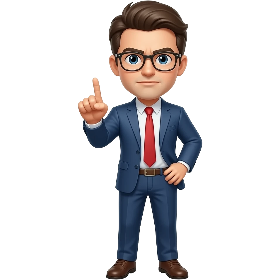 rude finger pointing emoji