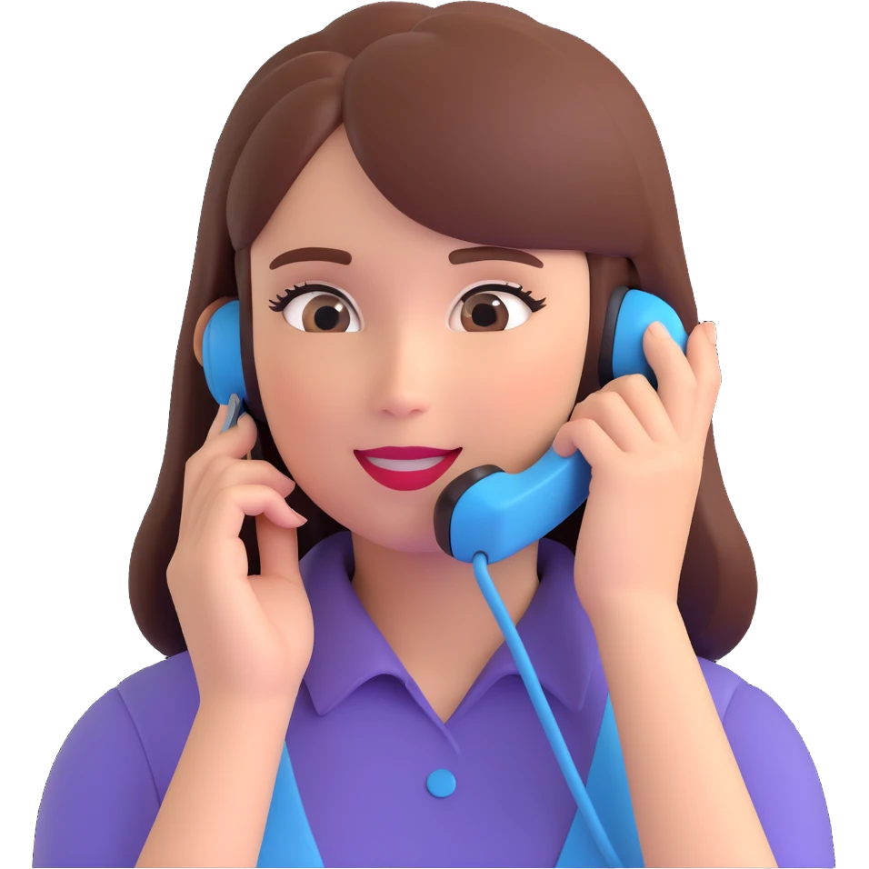 girl talking on phone bedroom background, close up pose emoji