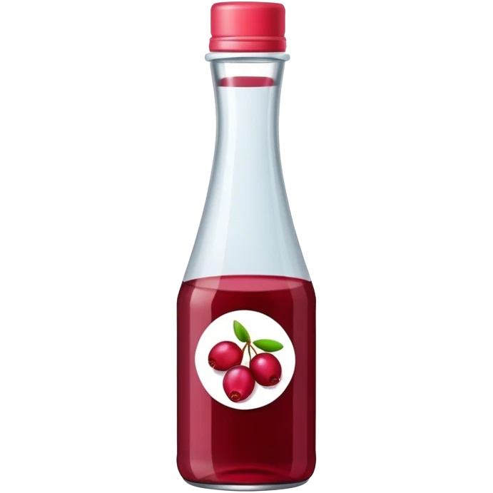 Bottle cranberry juice emoji