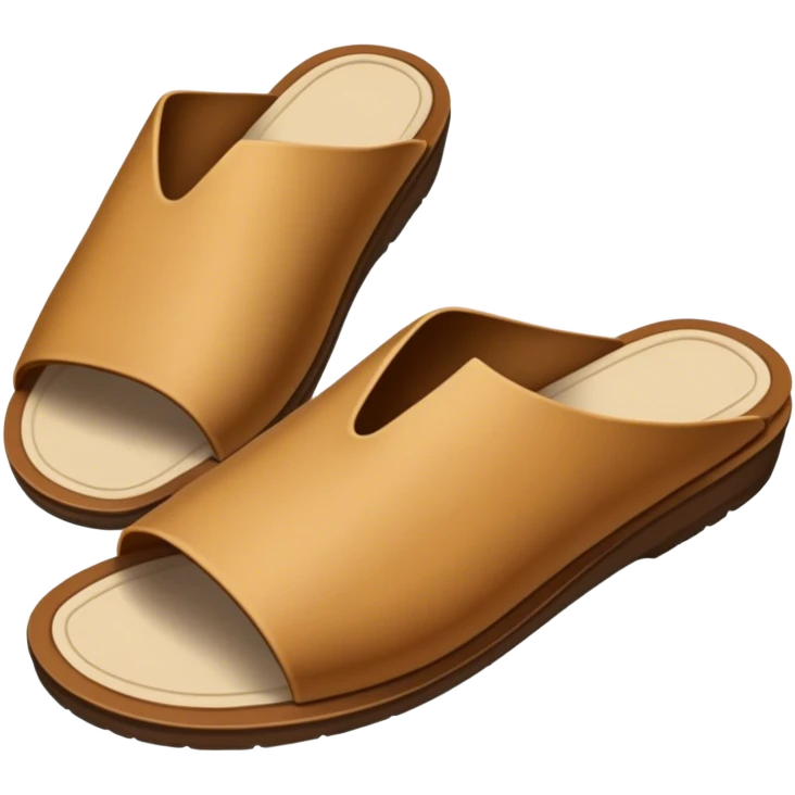 Jesus Christ's single open toe slipper emoji