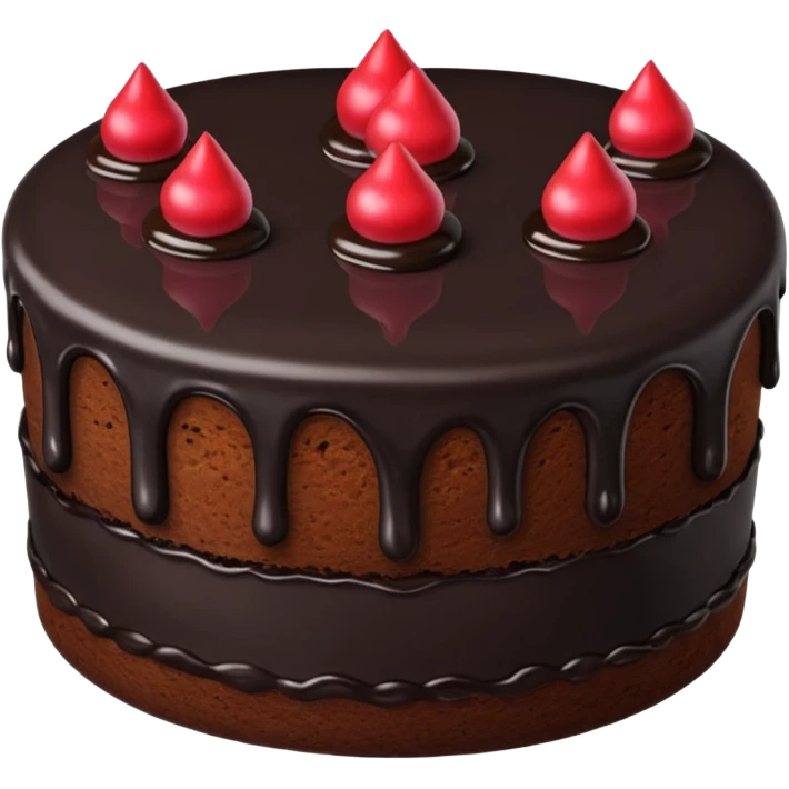 black cake  emoji