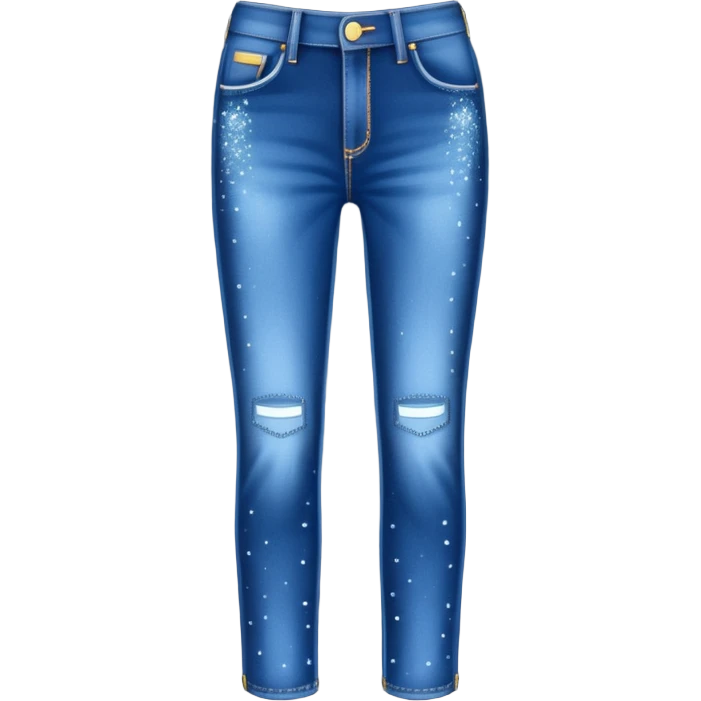 Glittery jeans emoji