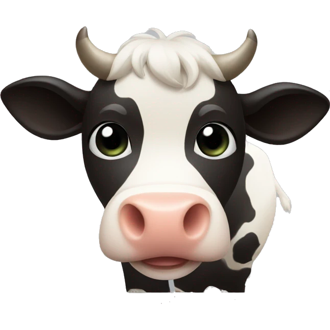 A little Cow with a big Bell  emoji