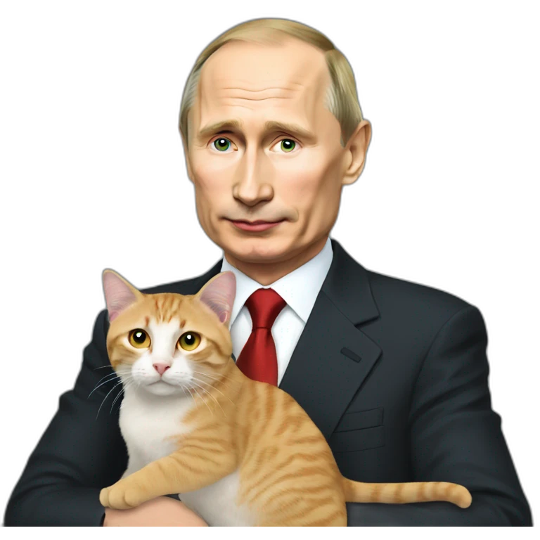 Putin with a cat emoji