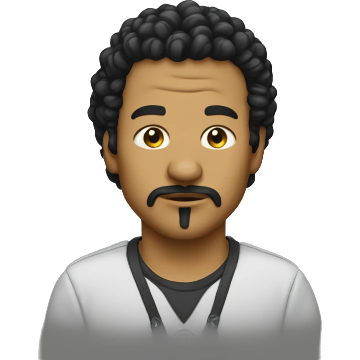 Menace Santana rapeur emoji