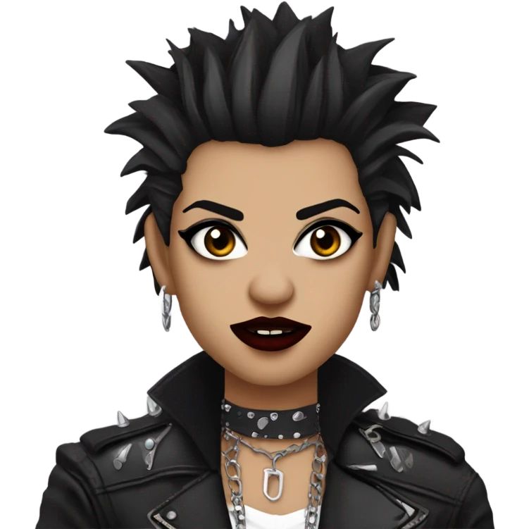 Punk vampire emoji