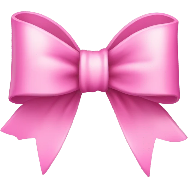 Pink bow emoji