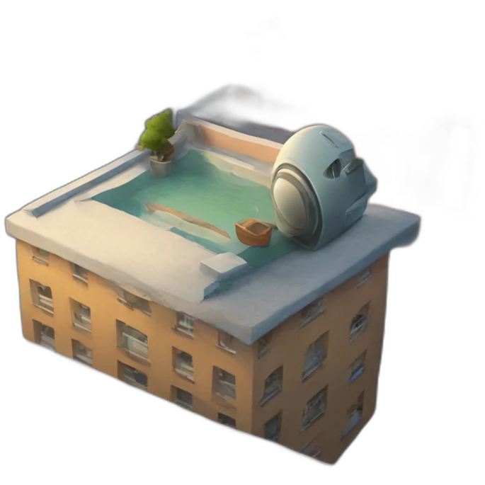 Espion sur un toit emoji
