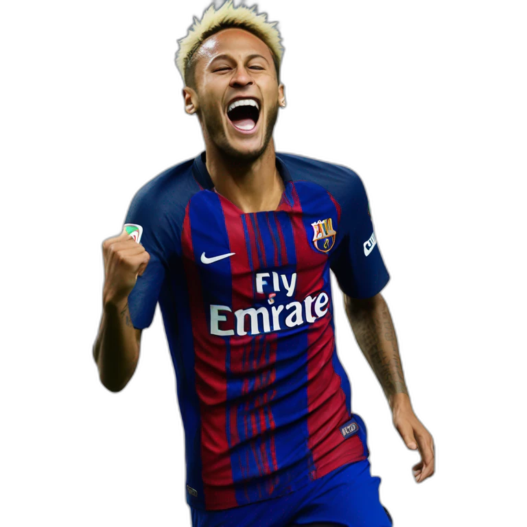 Neymar celebrating emoji