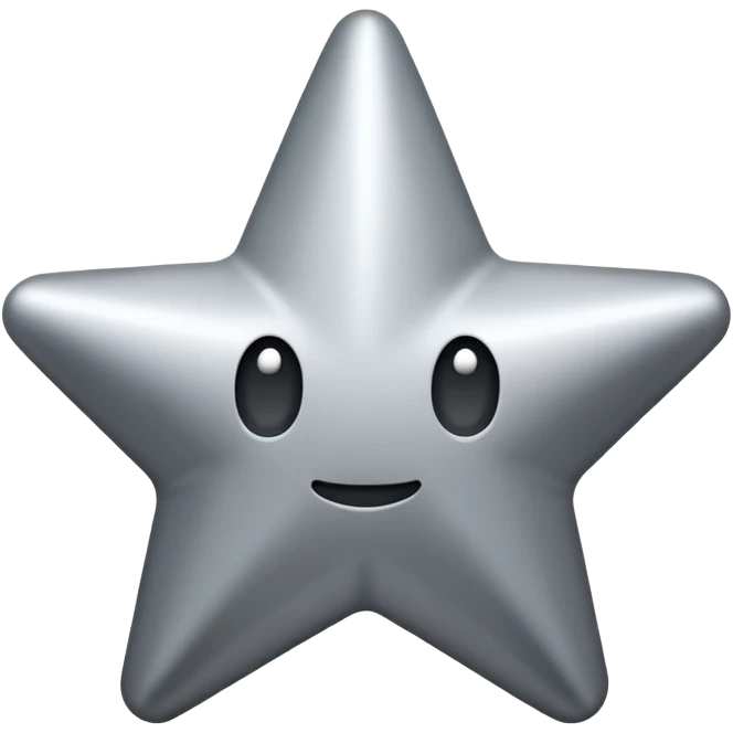 grey star  emoji