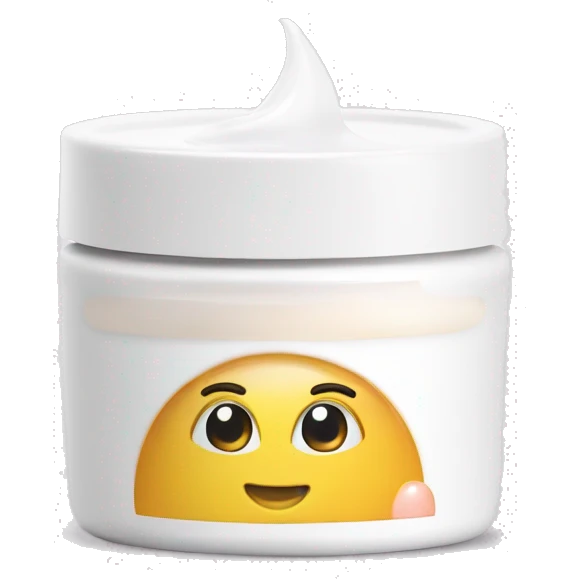 hydrating cream pot emoji