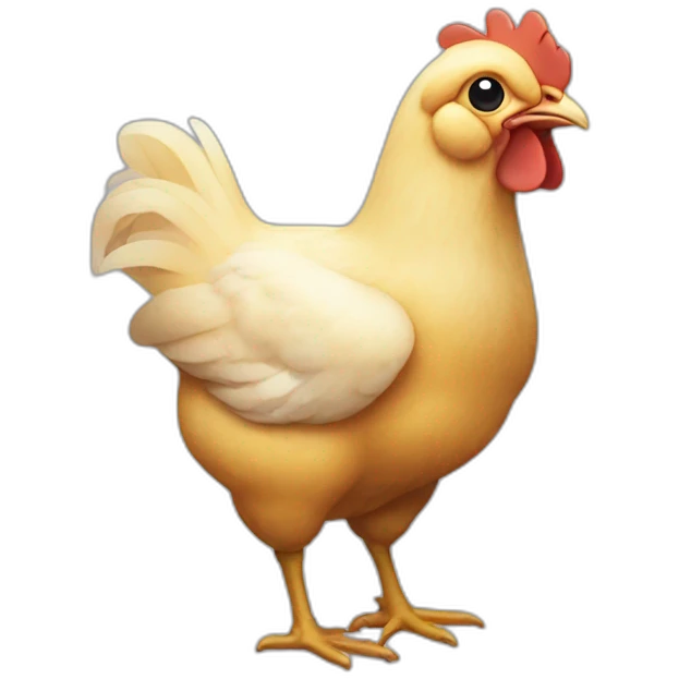 Tiny chicken emoji