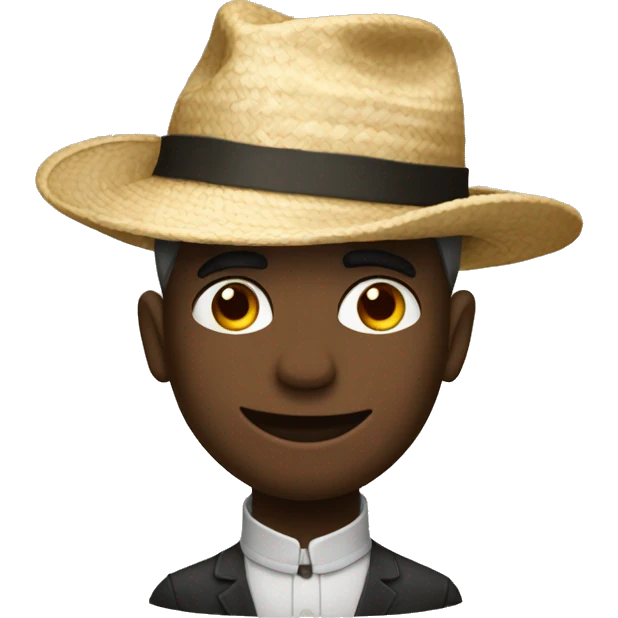 Vinicius with the hat emoji