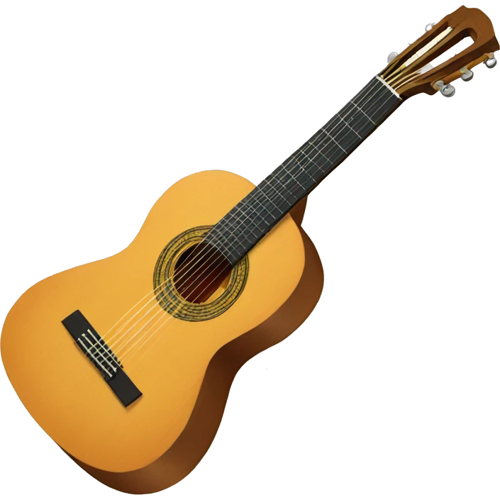 Classical guitar emoji