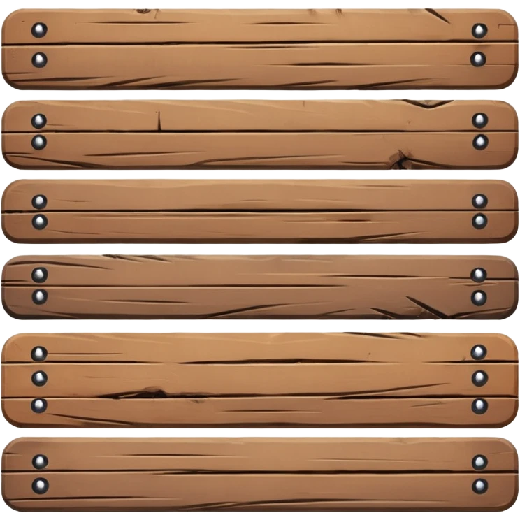 carpenter Wooden plank with nails emoji