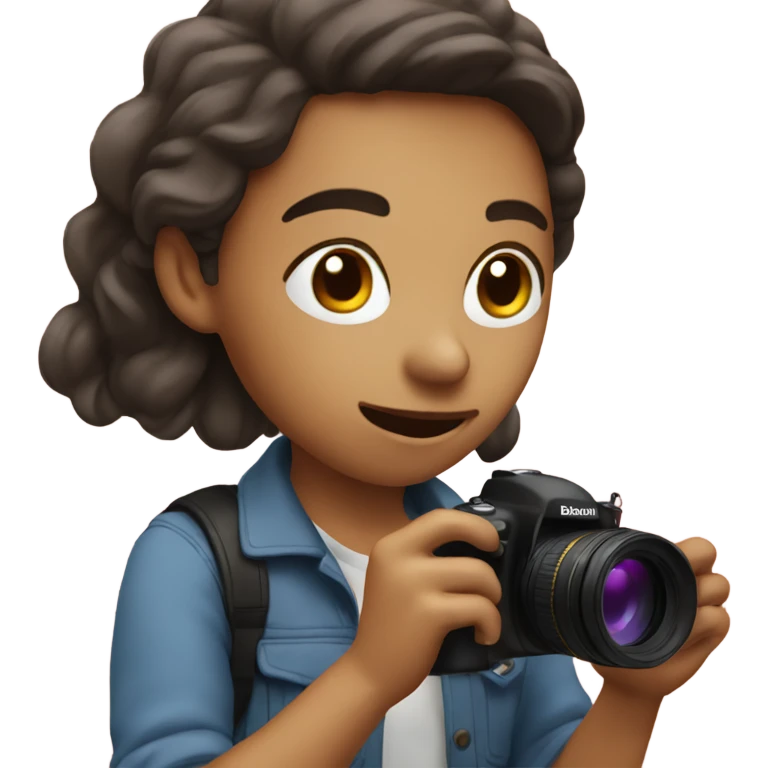 Me doing photography  emoji