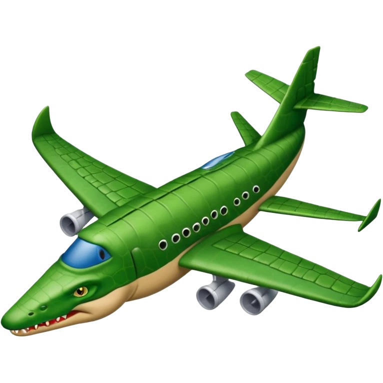 Bombordilo crocodillo with a plane body lead emoji