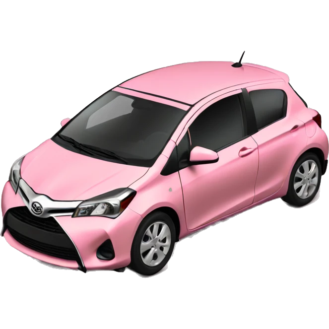 Toyota yaris color rosa emoji