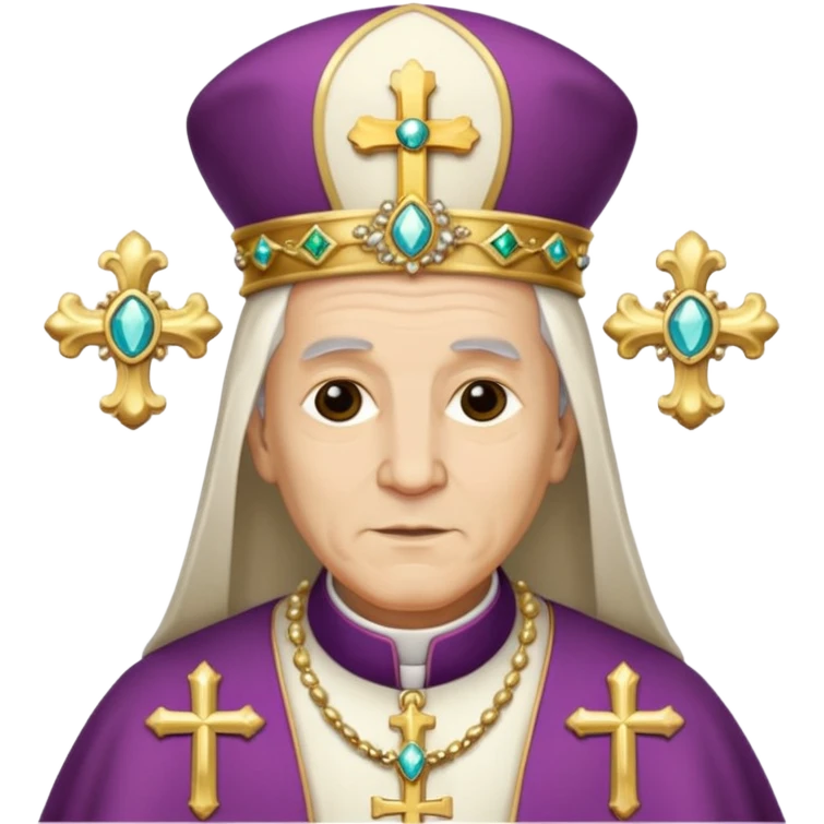 Make me a archbishop mitre I want a catholic mitre  emoji