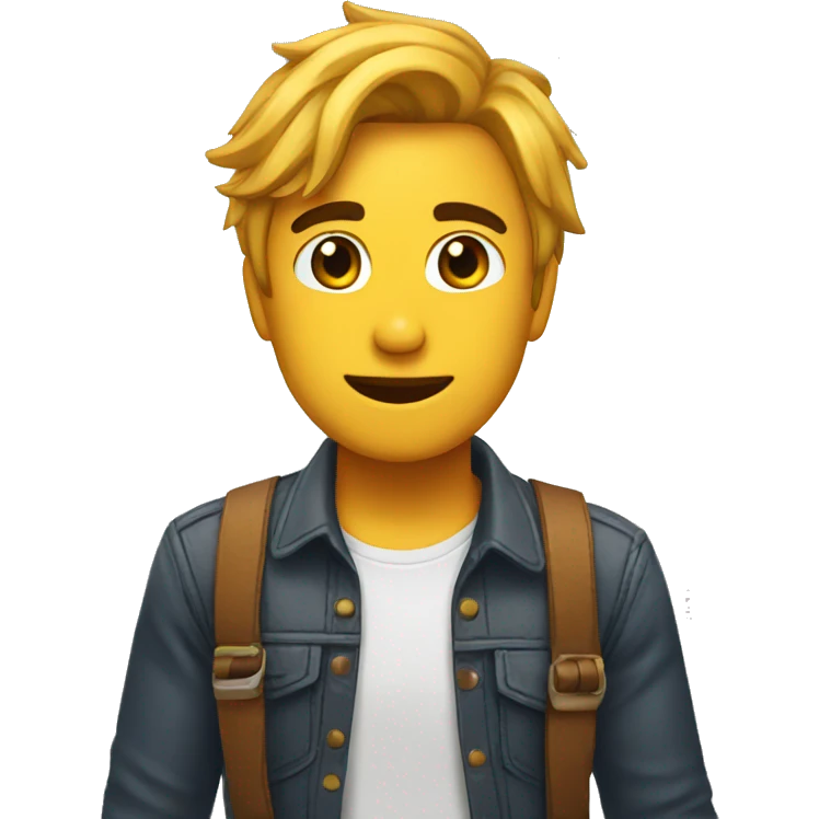 Selfie chico emoji