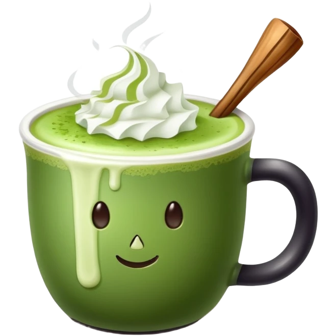 Matcha late witch coconat emoji